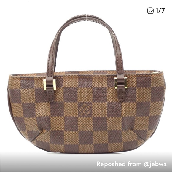 Louis Vuitton Damier Ebene Manosque GM Accessory Pouch - Picture 10 of 10